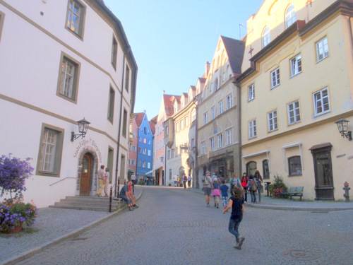 Monastery of Füssen on the left side.